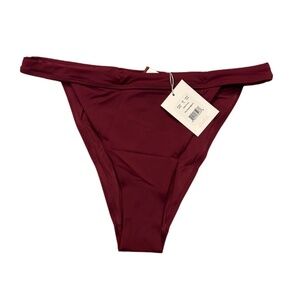 NWT Andie Swim - The Caicos Bottom in Plum